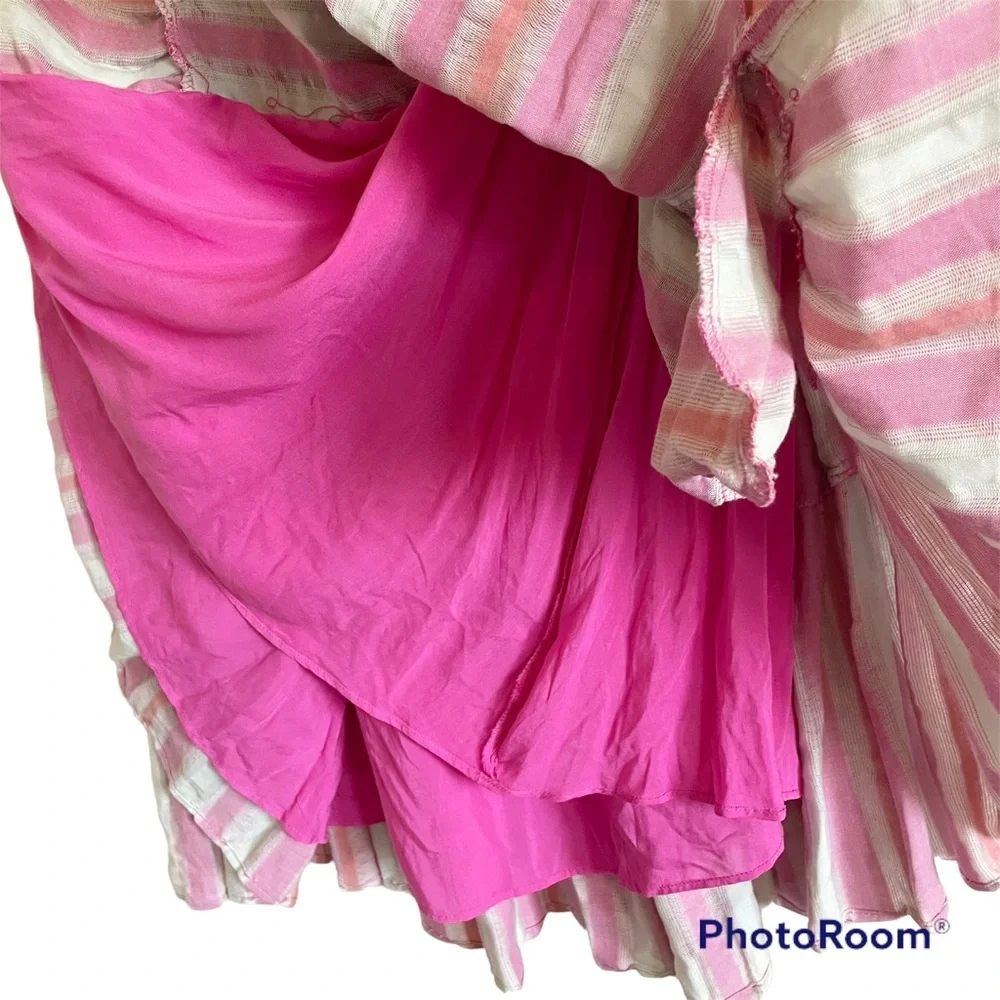 FREE PEOPLE Do It Again BOHO Cotton Mini Dress NWT Small - Picture 10 of 16